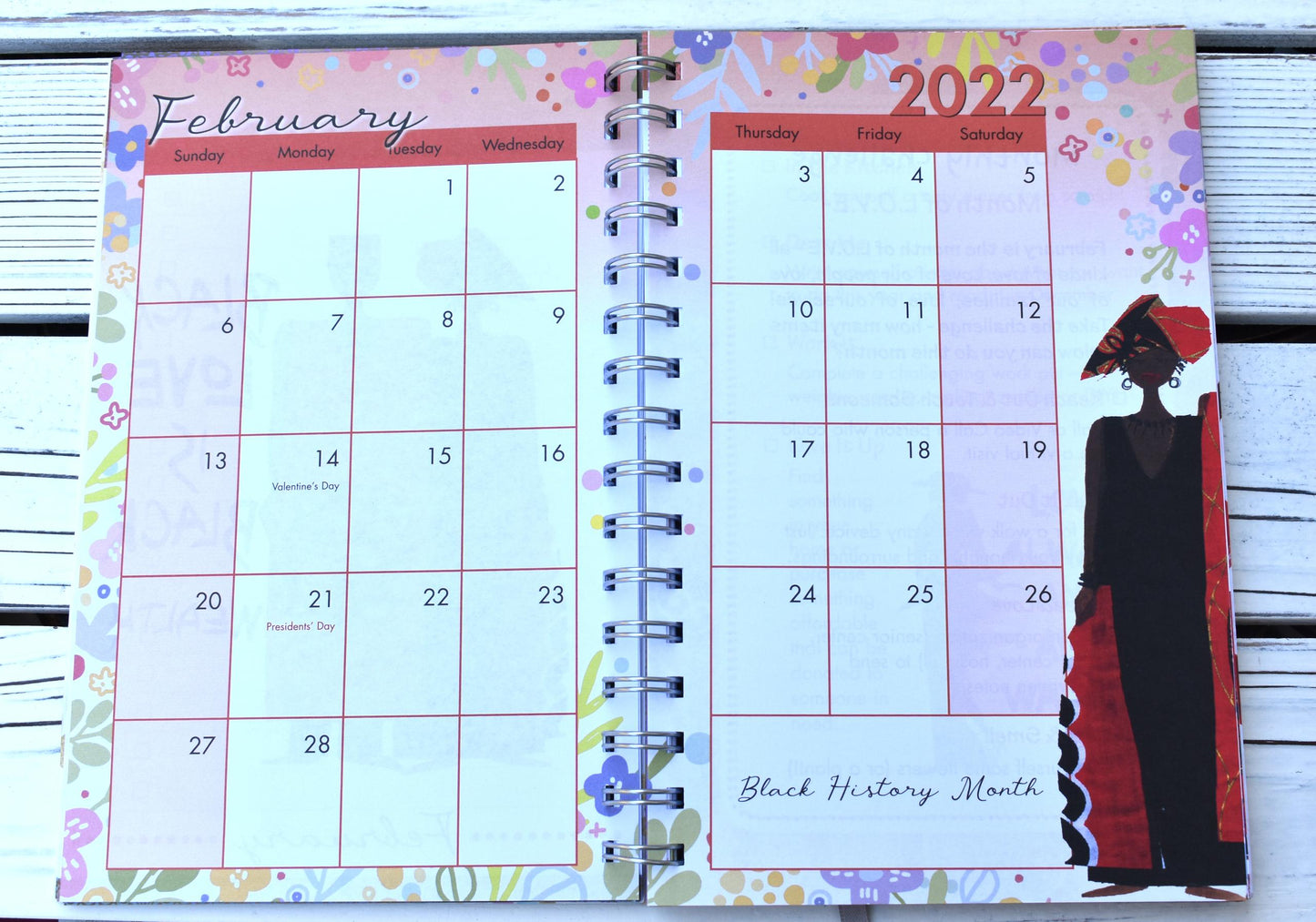 2022 Blessed and Highly Favored Weekly Inspirational Planner by Cidne Wallace