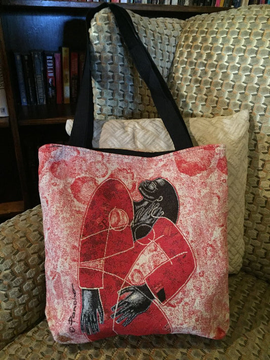 Definitely Diva Woven Tote Bag