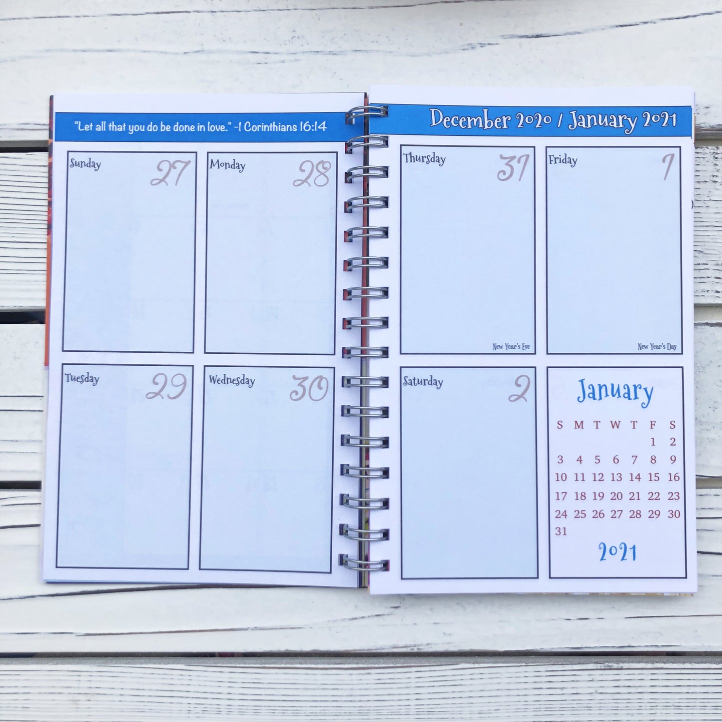 2021 "I AM AUTHENTIC" 2021 Inspirational Planner by Sylvia “Gbaby” Cohen