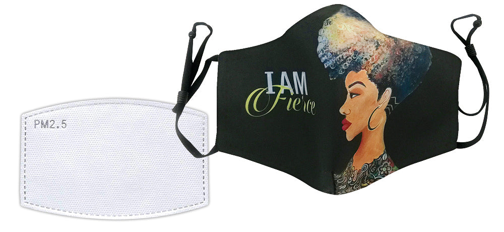I Am Fierce Face Masks (Set of 2)