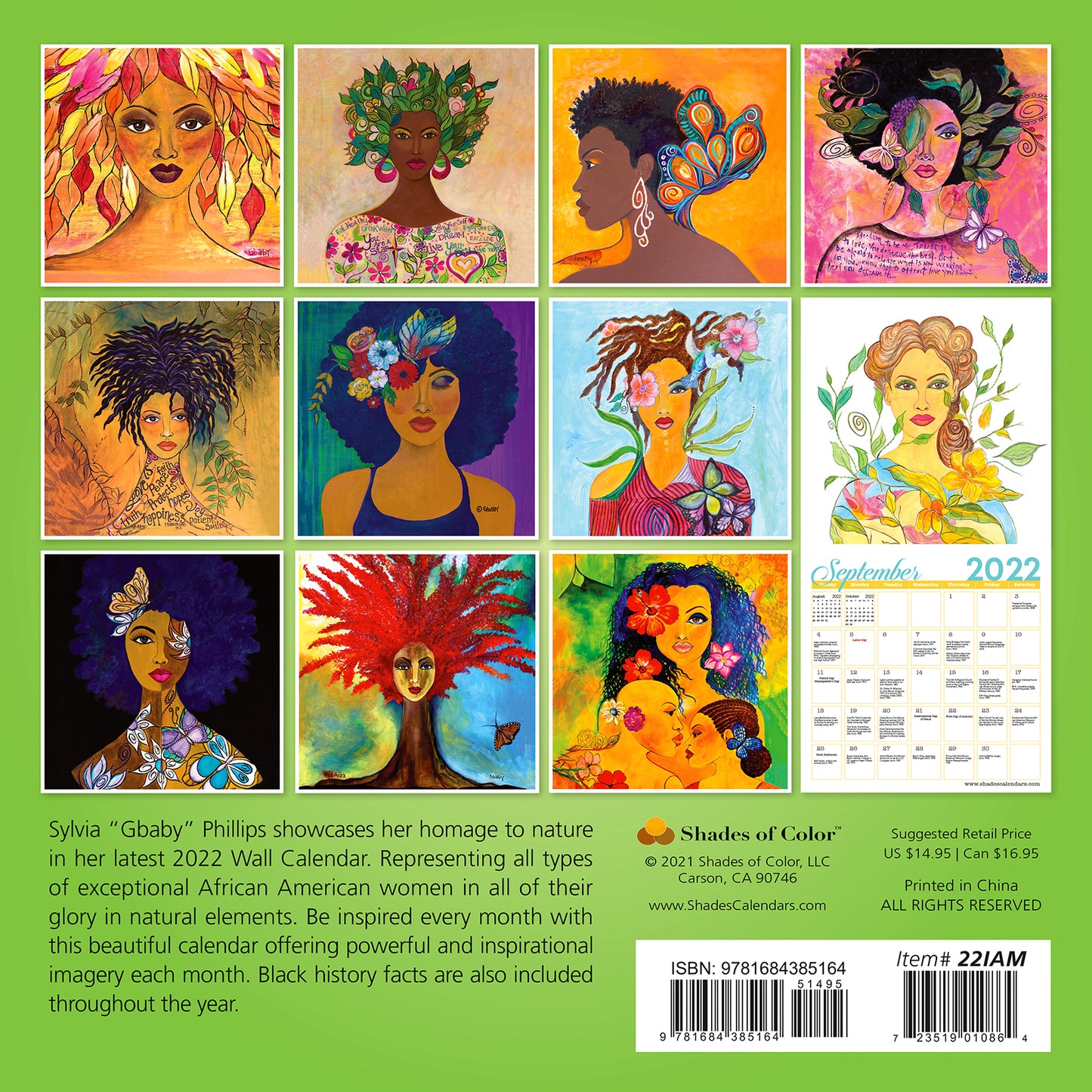 2022 I Am Life Wall Calendar by Sylvia “Gbaby” Cohen