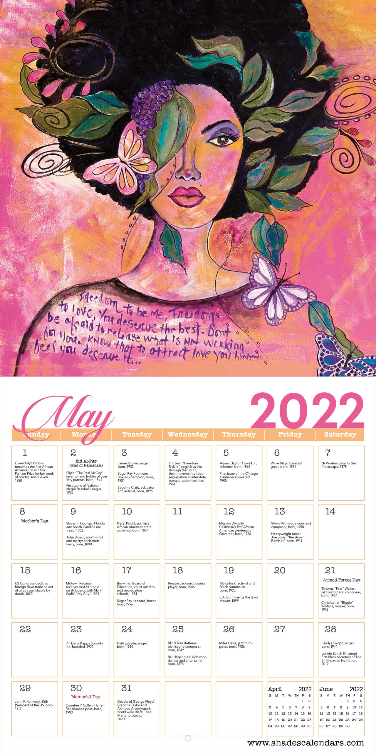 2022 I Am Life Wall Calendar by Sylvia “Gbaby” Cohen