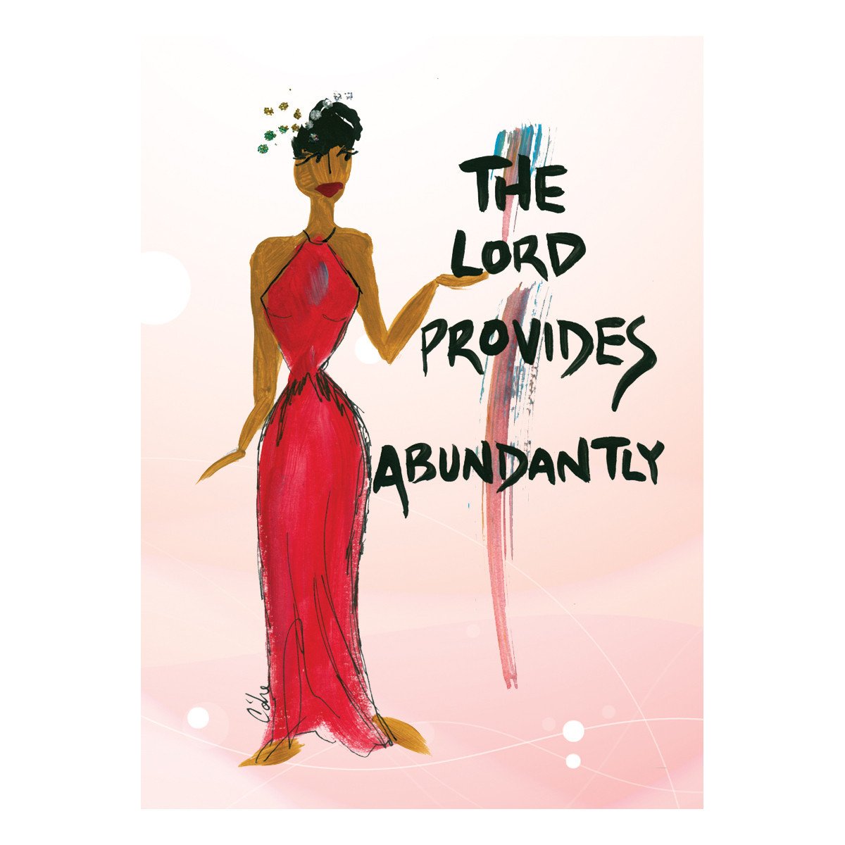 The Lord Provides Abundantly Magnet