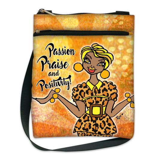 Passion Praise and Positivity Travel Purse