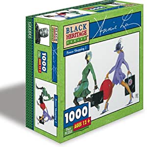 1,000 piece Annie Lee "Power Shopping" puzzle.