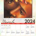 "Color My Soul" 2024 Wall Calendar by Larry "Poncho" Brown