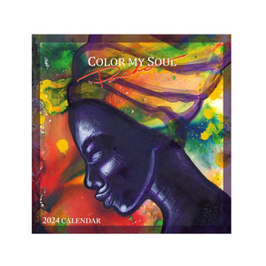 "Color My Soul" 2024 Wall Calendar by Larry "Poncho" Brown