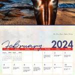 Load image into Gallery viewer, &quot;Color My Soul&quot; 2024 Wall Calendar by Larry &quot;Poncho&quot; Brown February 2024
