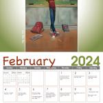 "Shades of Color Kids" 2024 Wall Calendar by Frank Morrison