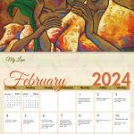 2024 "The LaShun Beal Collection" Wall Calendar