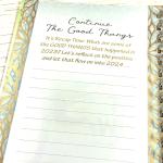 2024 Weekly Inspirational Planner "Praise The Lord" by Cidne Wallace