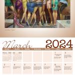"Urbanisms" 2024 Wall Calendar by Frank Morrison