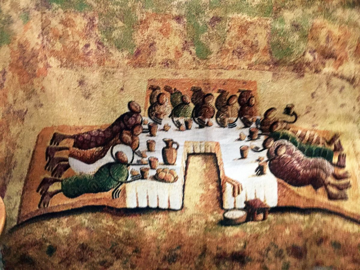 The Lord's Last Supper Throw Blanket