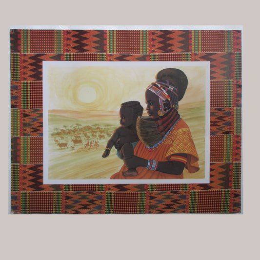 African Mother Unframed Print Wolfgang M. Otto