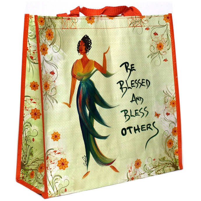 Be Blessed and Bless Others Reusable ECO Shopping Tote Bag