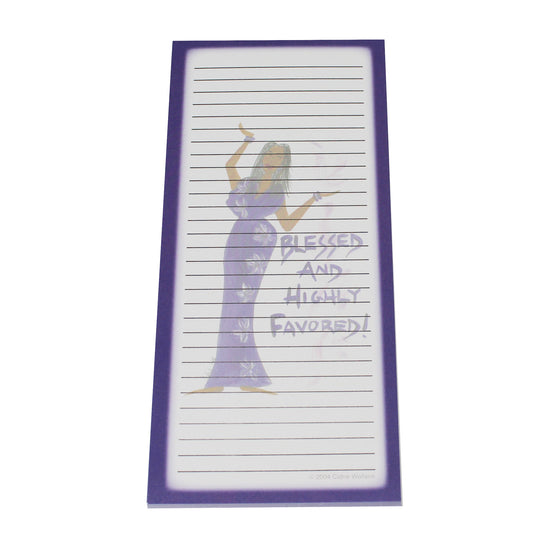 Blessed And Highly Favored Magnetic Note Pad