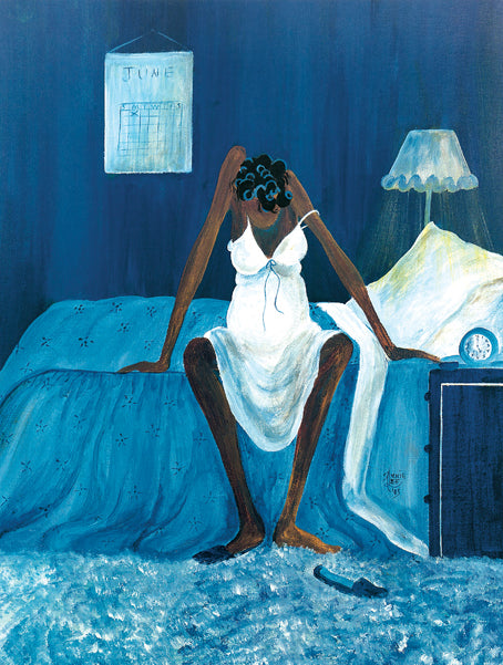 Blue Monday Art Print by Annie Lee