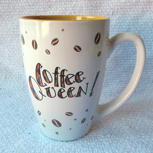 Coffee Queen! Latte Mug Kiwi McDowell side