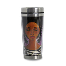 Load image into Gallery viewer, For I Know The Plans... African American Travel Mug Art by Gbaby front
