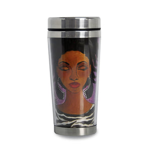 For I Know The Plans... African American Travel Mug Art by Gbaby front