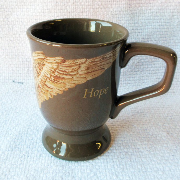 Angel Wings Hope Latte Cup Mug side