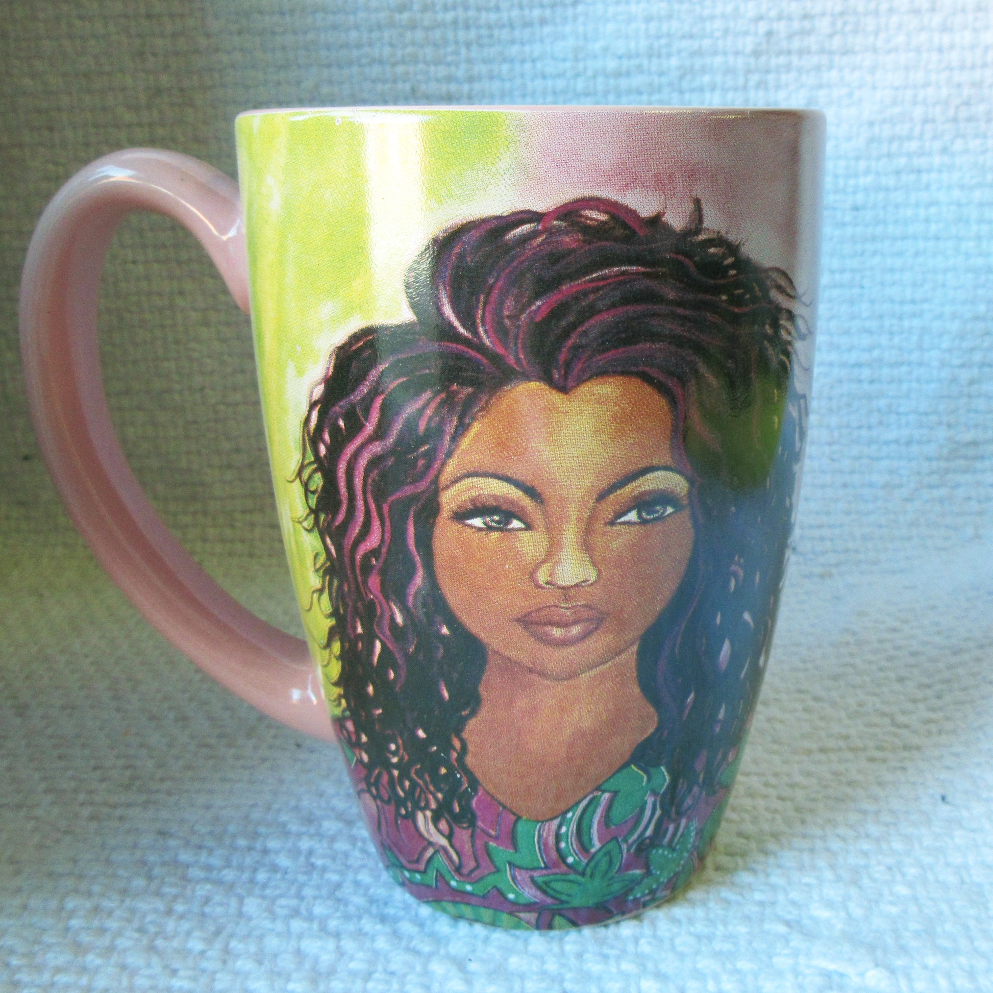 I Am Ambitious Ceramic Latte Mug Gbaby front