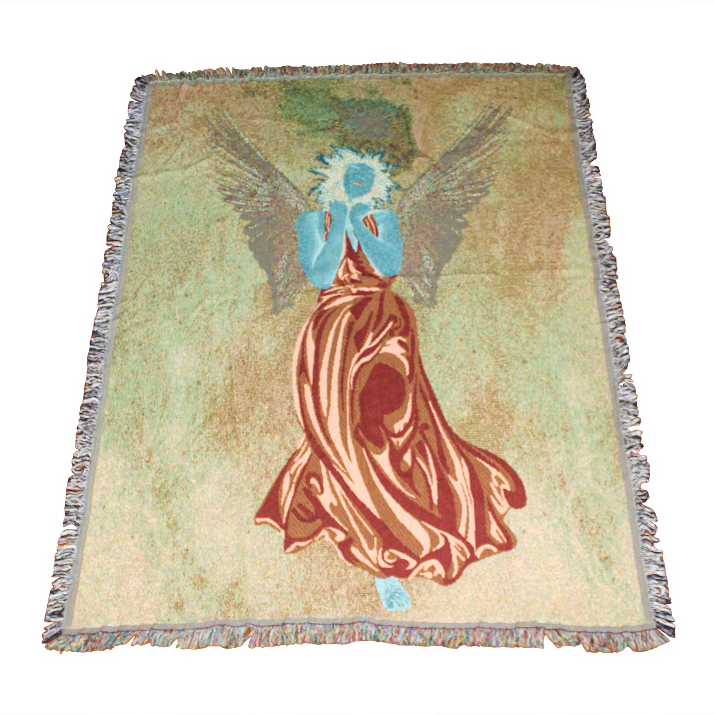 Joyful Angel Throw Blanket