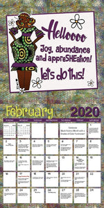 Kiwi McDowell InspHERation 2020  calendar february