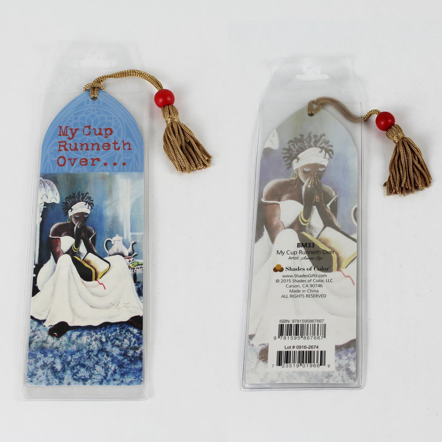 My Cup Runneth Over Bookmark By Annie Lee
