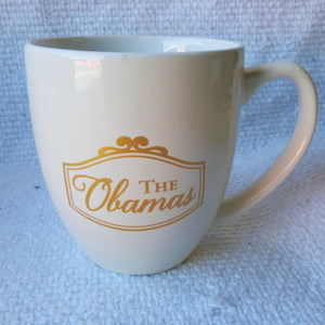 The Obama's Inscription Latte Mug inscription