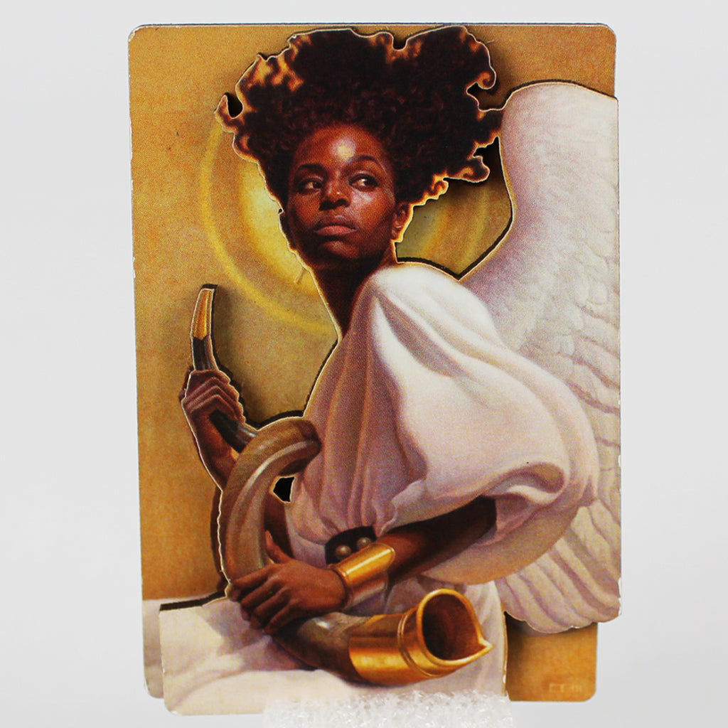 Preparing to Sound the Alarm Inspirational 3D Magnet, Art by Thomas Blackshear