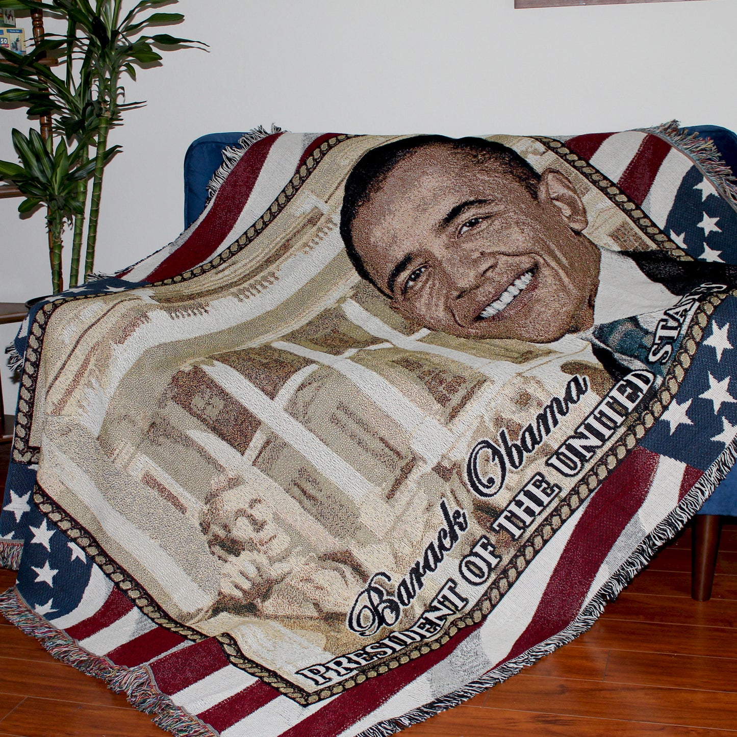 Barack Obama, President of the United States Throw Blanket
