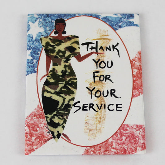 Thank You For Your Service Magnet Cidne Wallace