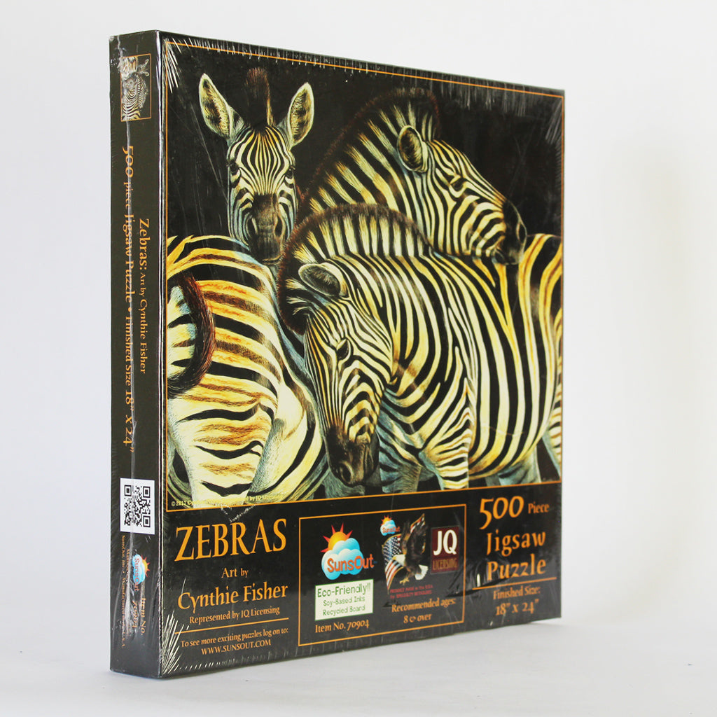 Zebras 500 Piece Puzzle