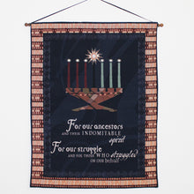 Load image into Gallery viewer, Kwanzaa Wall Hanging Tapestry
