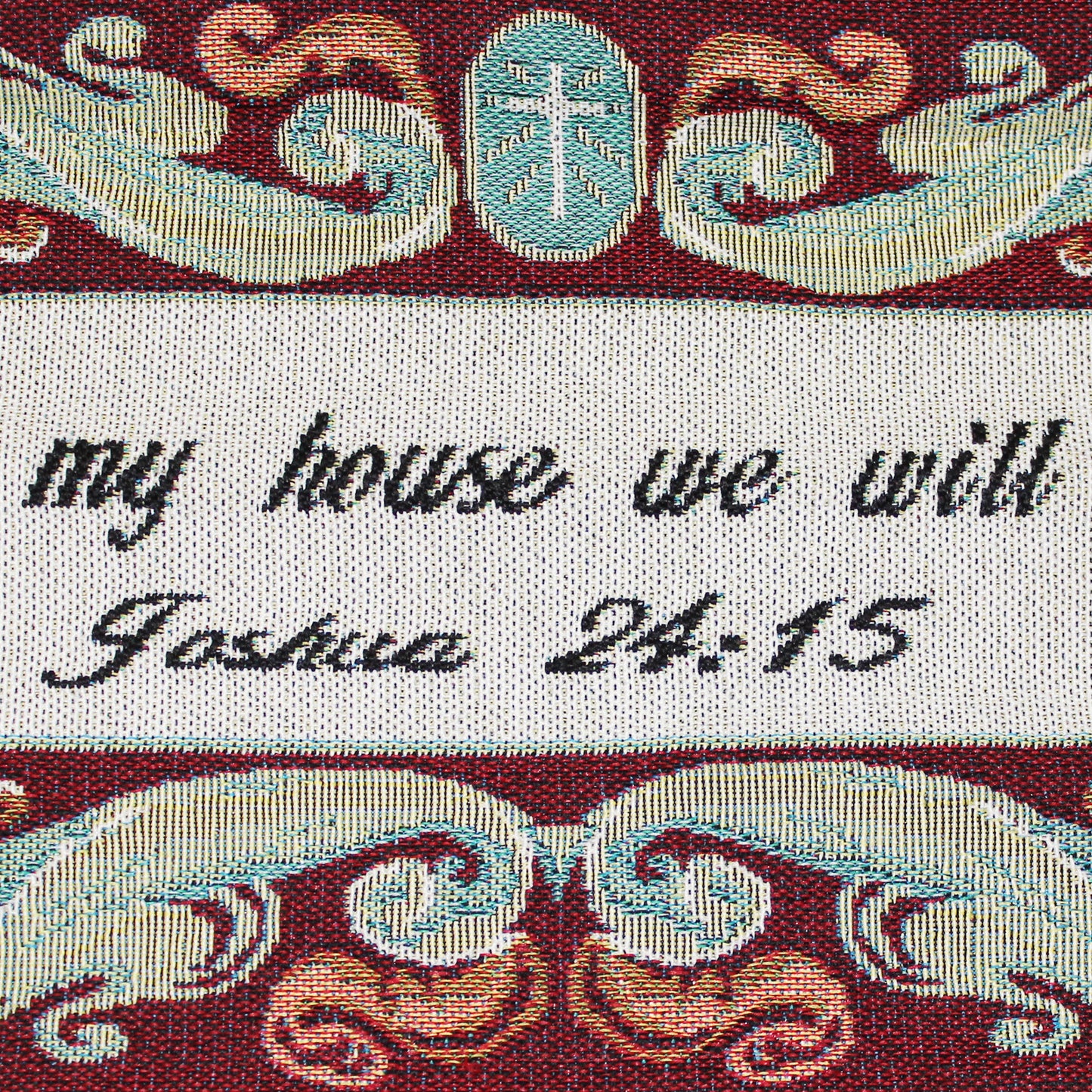 As For Me and My House ... Tapestry Wall Hanging detail