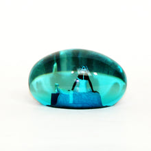Load image into Gallery viewer, Blue Monday Paperweight by Annie Lee rear view
