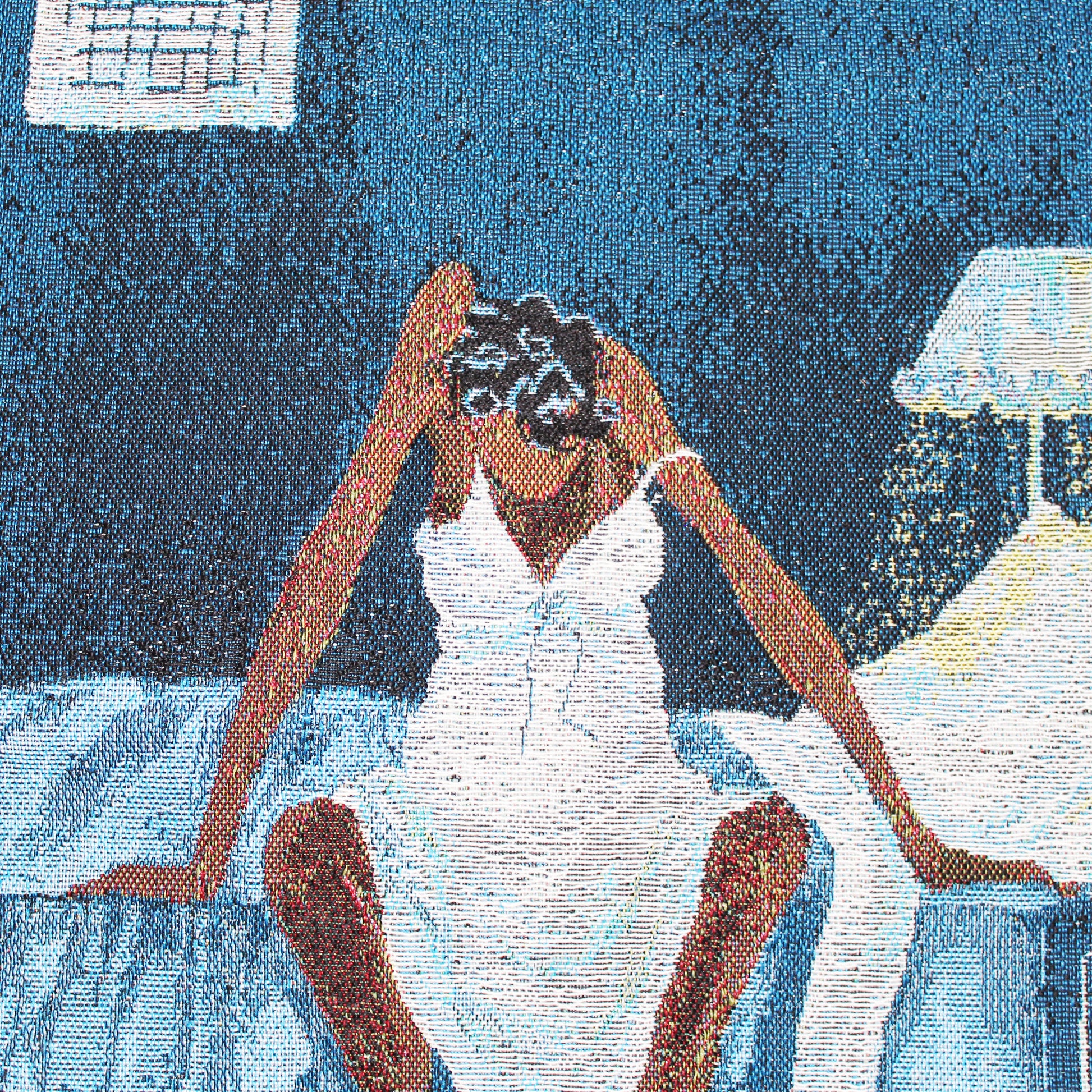 Blue Monday Wall Hanging Tapestry detail