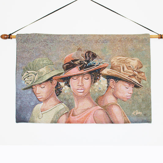 Faith, Hope and Love, Wall Hanging Tapestry, Henry Lee Battle