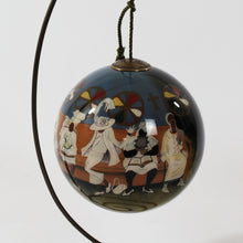 Load image into Gallery viewer, Ne&#39;Qwa Art Glass Ornament &quot;The Mother Board&quot; by Annie Lee hanging front
