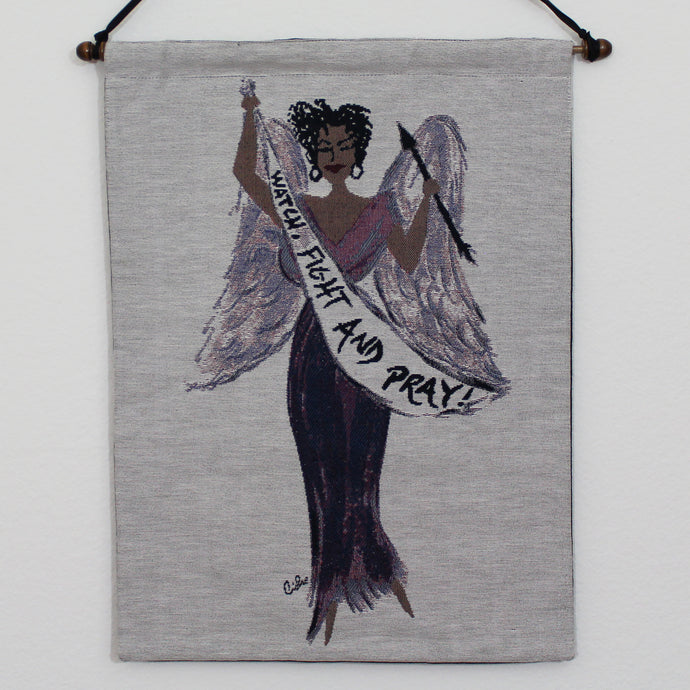 Warrior Angel Wall Hanging Tapestry full