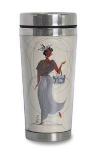 Gorgeous Granny Travel Mug Art by Cidne Wallace