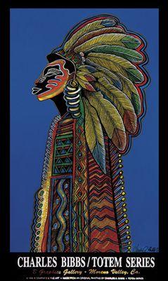 Totem Series print by Charles Bibbs