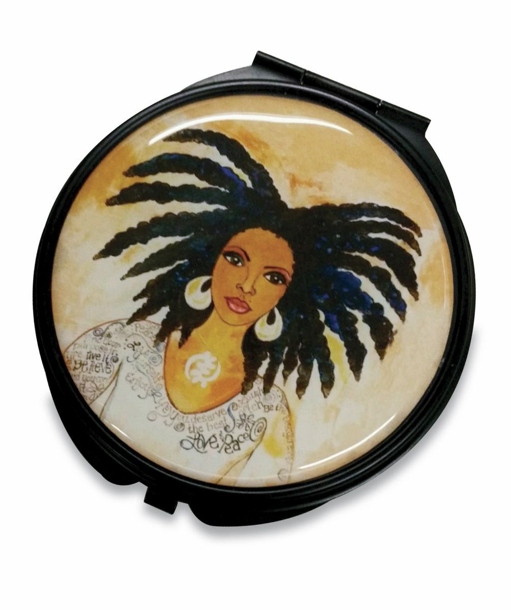 Nubian Queen Pocket Mirror