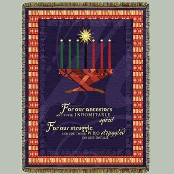 Kwanzaa Throw Blanket