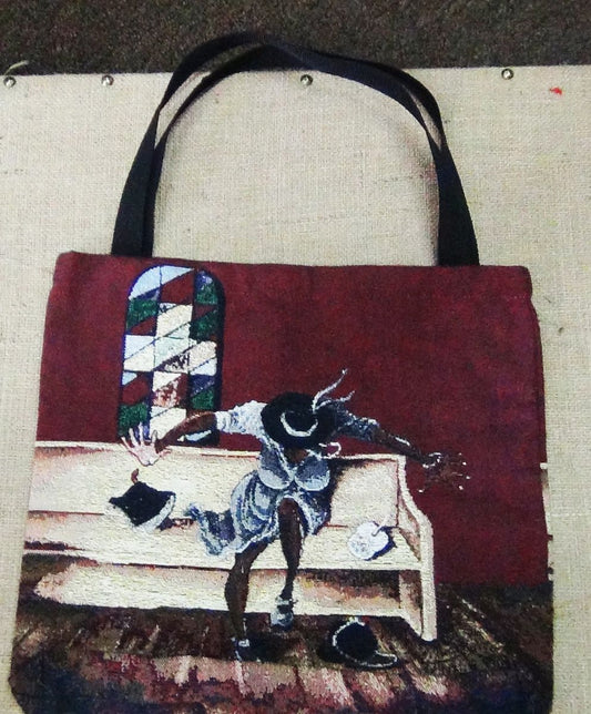 Holy Ghost By Annie Lee Woven Tote Bag