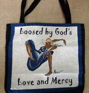 Loosed by Gods Love and Mercy Tote Bag