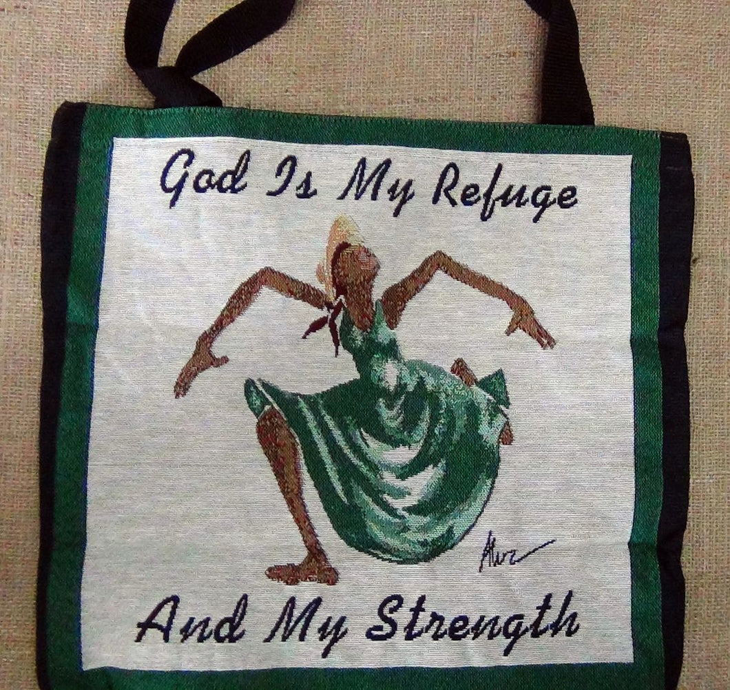 God Is My Refuge Tote Bag