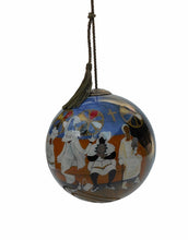 Load image into Gallery viewer, Ne&#39;Qwa Art Glass Ornament &quot;The Mother Board&quot; by Annie Lee hanging front 2
