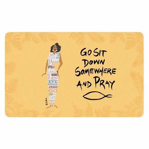 Go Sit Down Somewhere And Pray Interior Floor Mat